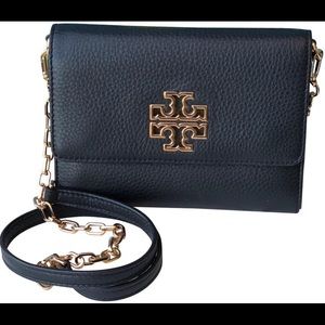 TORY BURCH BRITTEN CROSSBODY CHAIN WALLET